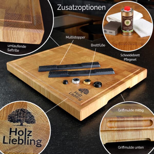 Additional options for Holz-Liebling cutting boards