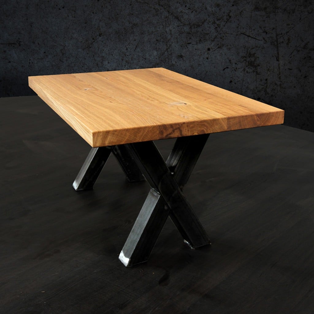 Massivholz-Schreibtisch höhenverstellbar - Spon-Holz