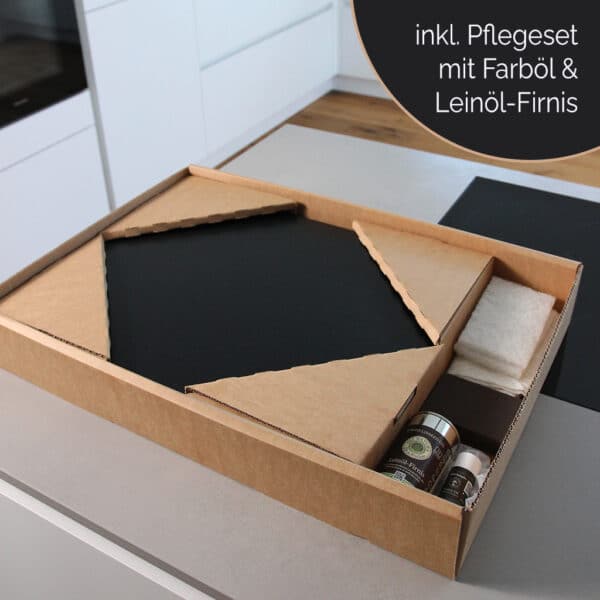 Leveringsomvang kopssnijplank Black Oak Edition