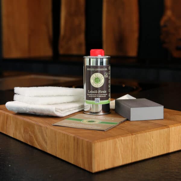 Oli Natura cutting board care set