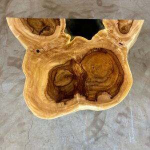 Möbel für Holz Liebling - Baumscheibe Kastanie 98 x 69 x 10cm Bild 1