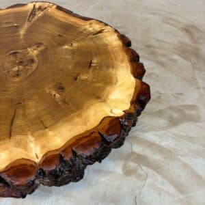 Möbel Für Holz Liebling - Baumscheibe Maserpappel Mit Rinde 70 X 70 X 9Cm Bild 3