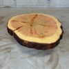 Möbel für Holz Liebling - Baumscheibe Zirbe mit Rinde 65 x 60 x 8cm Bild 3