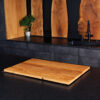 Hob cover oak wood