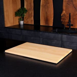 Cooktop cover-ash wood