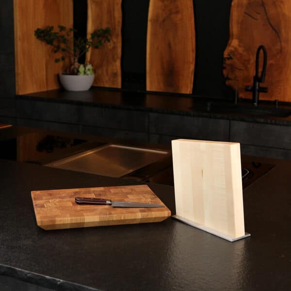 Magnetic Design Knife Block Maple Scenery