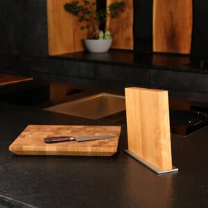 Magnetic Design Knife Block Cherry Tree Scenery