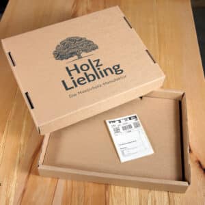 Holz-Liebling-Versandkarton-Mit-Label