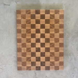 End grain chessboard cutting board 51.5 x 40 x 2.5 cm