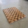 End grain chessboard cutting board 51.5 x 40 x 2.5 cm